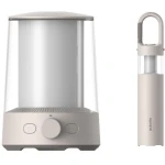 Lampa de camping multifunctionala, Xiaomi, 4800 mAh, IP54, Alb