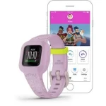 Bratara fitness Garmin Vivofit Jr. 3, Floral Pink